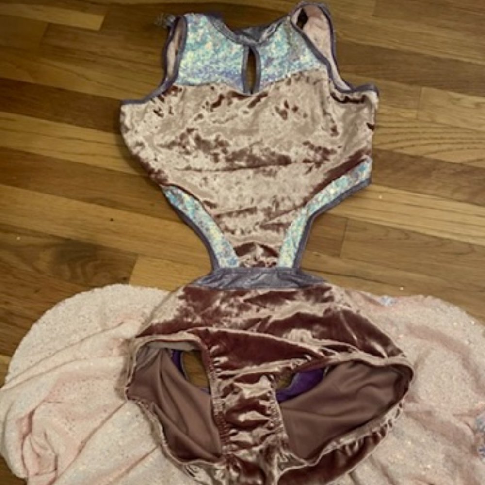 Halter Skirted Performance Leotard